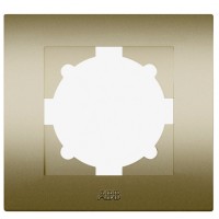 Однопостова рамка ABB Cosmo 612-011400-271 (титан)
