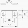 Планка OBO Bettermann (5228123) 156 K8-10 ST FT (40-60 мкм)