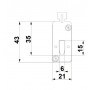 Плавка вставка Schrack ISP00016 NH 16A розмір 000+00