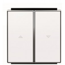 Подвійна клавіша жалюзі ABB Sky 2CLA854400A1101 8544 BL (білий)