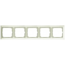 П'ятимісна рамка ABB Basic 55 2CKA001725A1515 2515-96-507 (білий шале)
