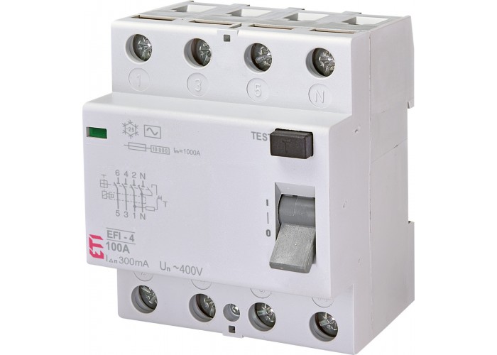 ПЗВ ETI 002062155 EFI-4 100/0.3 тип AC (10kA)