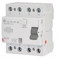 Диференційне реле ETI 4p EFI6-P4 40/0,03 A 6кА (2061662)