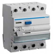 ПЗВ Hager CGA463D, 4х63 А 500 мА, А, 4м