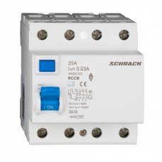 ПЗВ Schrack AR052103 10кА 25А 30мА 4P тип A