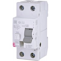 Реле диференціальне (ПЗВ) ETI EFI6-2 63/0,03 тип AC (6kA)
