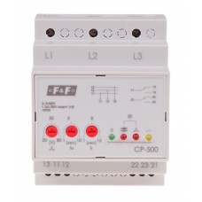 Реле контролю фаз F&F CP-500 3х500В 2х8А