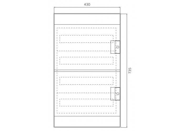 Щиток ABB Mistral65 на 72 модулі (GWT 750°)