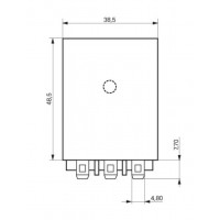 Силе реле Schrack RM732730 230В АС 16А Faston 187