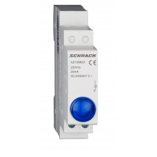 Синій модульний LED індикатор Schrack AZ106803 230В AC