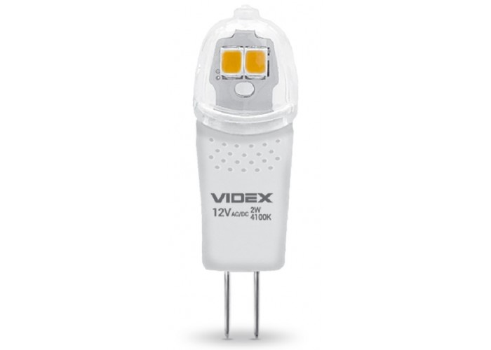 Світлодіодна лампа Videx G4e G4 2Вт 12В 4100K (VL-G4e-02124)