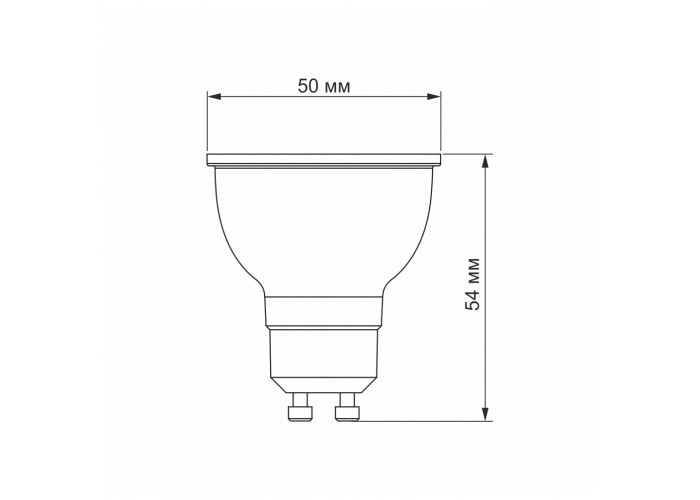 Світлодіодна лампа Videx MR16e GU10 6Вт 4100K (VL-MR16e-06104)