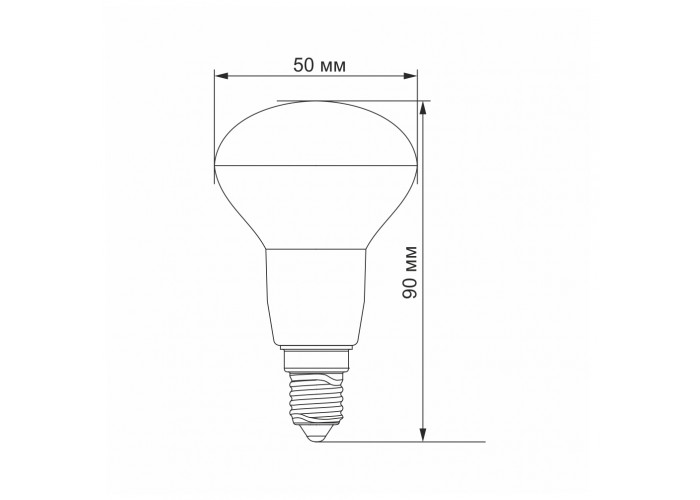 Світлодіодна лампа Videx R50e E14 6Вт 4100K (VL-R50e-06144)