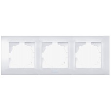 Трипостова рамка ABB Cosmo 612-010200-227 (біла)