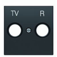 Центральна плата TV+R розетки ABB Sky 8550 NS (чорний оксамит)