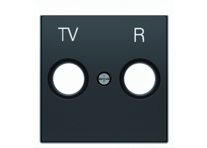 Центральна плата TV+R розетки ABB Sky 8550 NS (чорний оксамит)