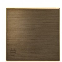 Центральна плата розетки ABB Sky 2CLA858810A1201 8588.1 OE із кришкою (золото)