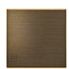 Центральна плата розетки ABB Sky 2CLA858810A1201 8588.1 OE із кришкою (золото)
