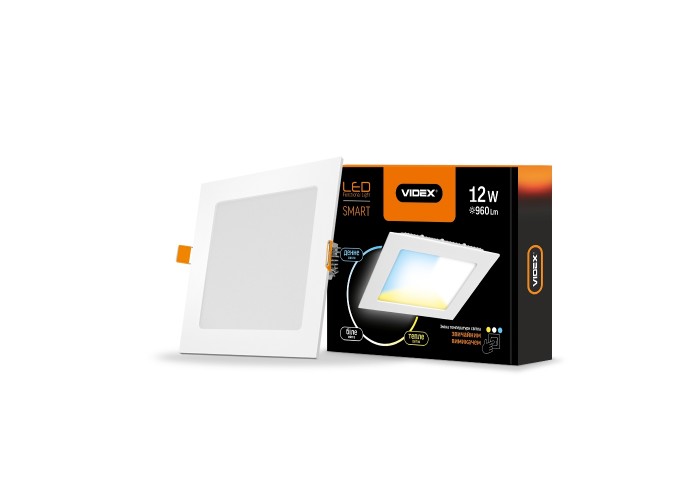 LED светильник Videx 12W 3000K-6200K с регулировкой яркости VL-DLSС3-12