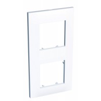 Вертикальна рамка Schneider Electric Altira ALB44653 2х45 (біла)