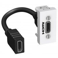 HDMI розетка Schneider Electric Altira ALB44373 (білий)