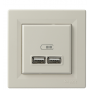 USB розетка Schneider Electric Asfora EPH2700223 (кремовая)
