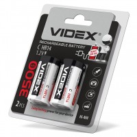 Акумулятор Videx C 3500мАч (HR14/3500/2DB) 2 шт