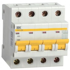Автоматичний вимикач IEK ВА47-29М 4P B 13А 4,5кА