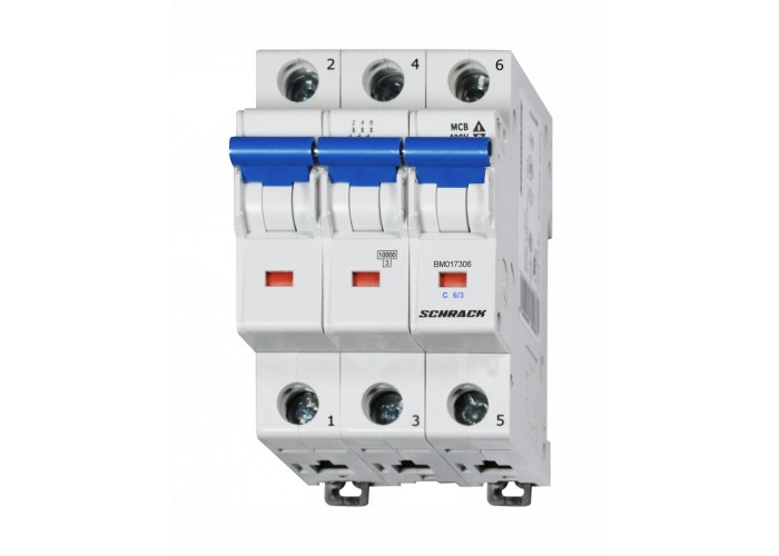Автоматичний вимикач Schrack BM017304 10кА 4А 3P C