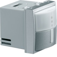 Датчик руху Hager WS050T 180° 320Вт 2М Systo титан