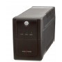 ДБЖ LogicPower LP3405 LPM-825VA-P у пластиковому корпусі з 2 євророзетками AVR 9Аг 12В (577Вт) (чорний)
