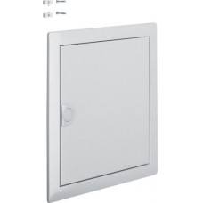 Двері з рамкою Hager VZ321N для 1-рядного щита Volta (срібні RAL9006)