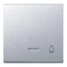Клавіша вимикача «Дзвінок» SYSTEM M алюміній Merten, MTN430860