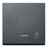 Клавіша вимикача "Світло" SYSTEM M антрацит Merten, MTN430914