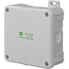 Коробка розподільна Elektro-Plast 2К (0290-04) 98х98х46 IP55/65 сіра