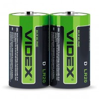 Лужна батарея Videx LR20 D (LR2O/D 2pcs S) 2 шт