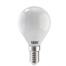 Матова LED лампа IEK LLF-G45-7-230-30-E14-FR G45 (куля) 7Вт 230В 3000К E14 серія 360°