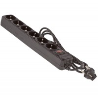 Мережевий фільтр LogicPower LP-X6, 6 місць 1,8м