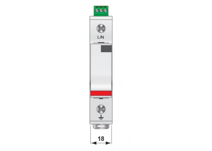 Ограничитель перенапряжения ETI 002442958 ETITEC V T2 255/20 (1+0) RC