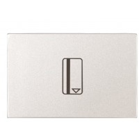 Однокнопковий картковий вимикач ABB Zenit 2CLA221410N1101 N2214.1 BL (білий)