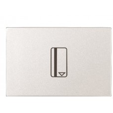 Однокнопковий картковий вимикач ABB Zenit 2CLA221410N1101 N2214.1 BL (білий)
