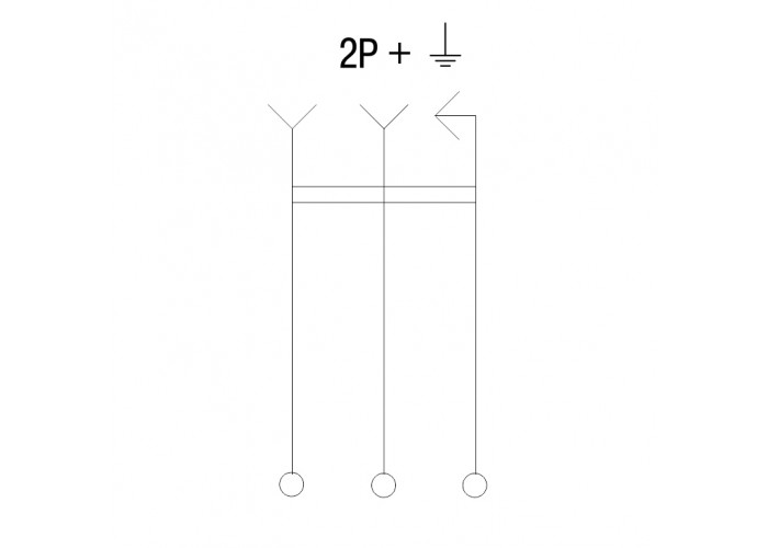 Панельна розетка Schuko IEK РП16-3 Magnum PSN71-016-3-3-54-K07 IP54 з кришкою