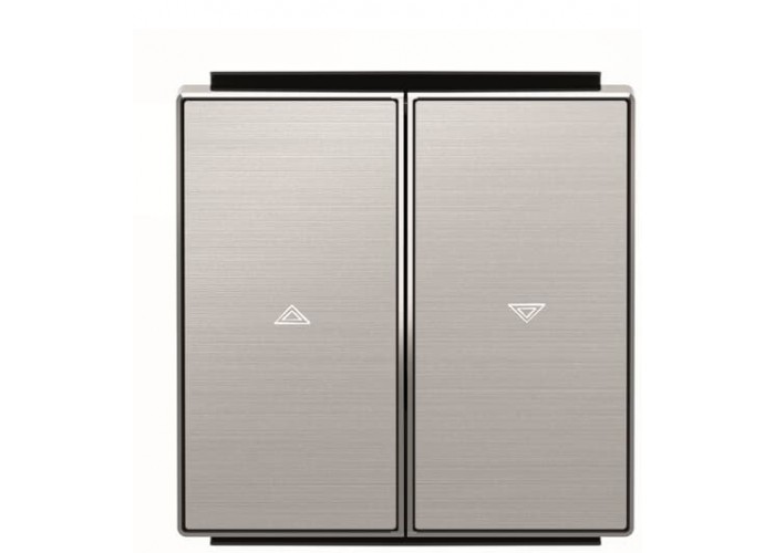 Подвійна клавіша жалюзі ABB Sky 2CLA854400A1401 8544 AI (сталь)