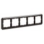 Пятиместная рамка Schneider Electric Antik MTN4050-4715 (коричневая)