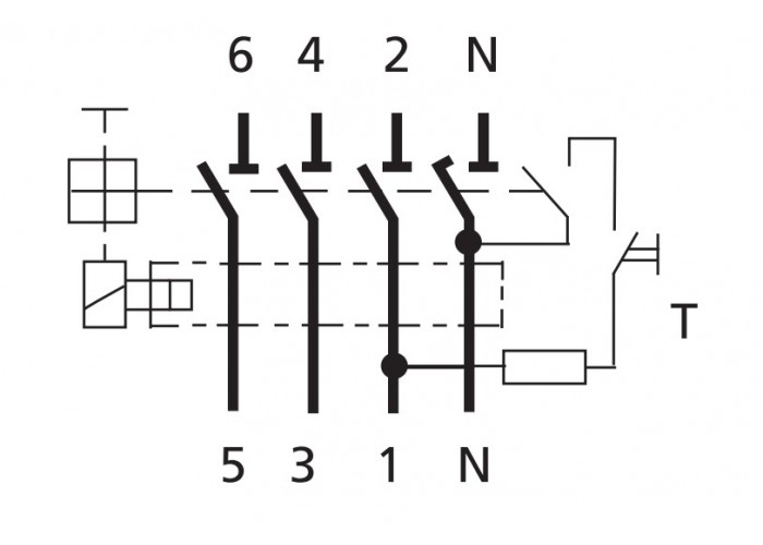 УЗО ETI 002065544 EFI-4 63/0.5 тип A (10kA)
