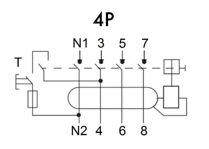 ПЗВ Schrack 10кА/30мА 4P 40А тип AC