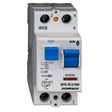 ПЗВ Schrack BC602203 6кА 25А 30мА 2P тип AC