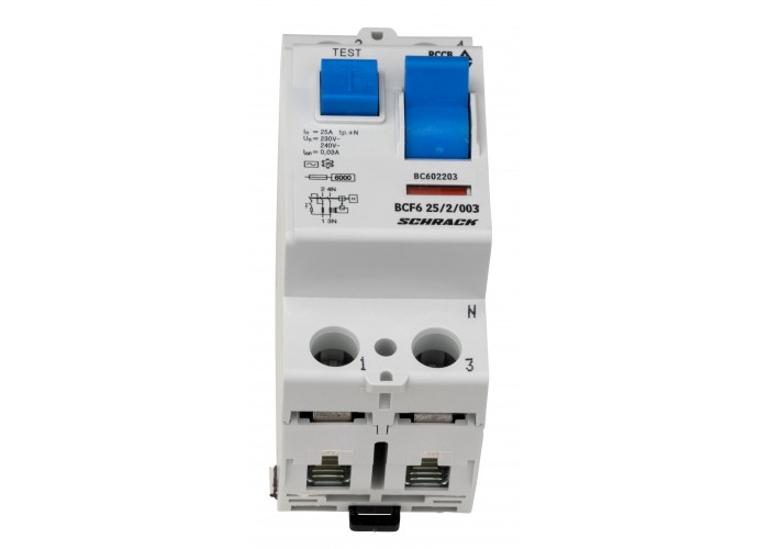 ПЗВ Schrack BC602203 6кА 25А 30мА 2P тип AC