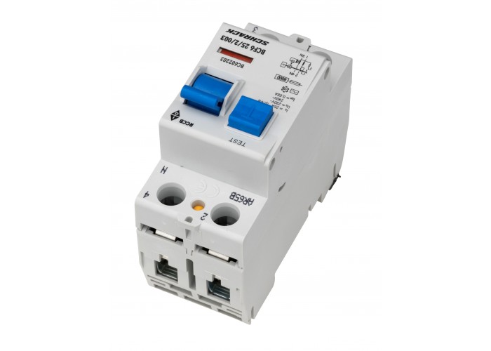 ПЗВ Schrack BC602203 6кА 25А 30мА 2P тип AC