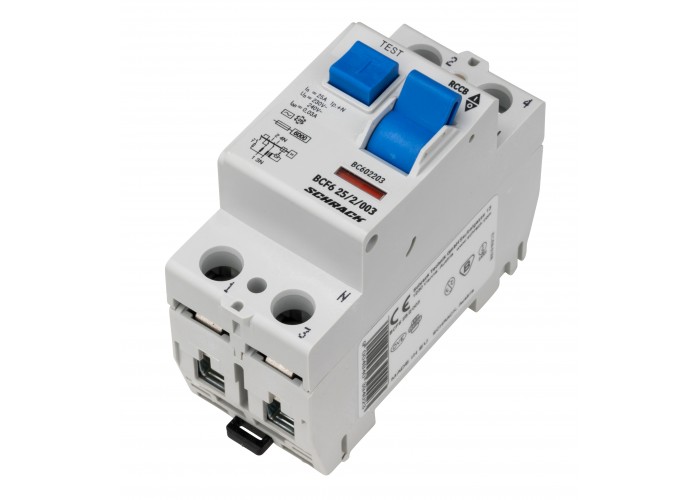 ПЗВ Schrack BC602203 6кА 25А 30мА 2P тип AC
